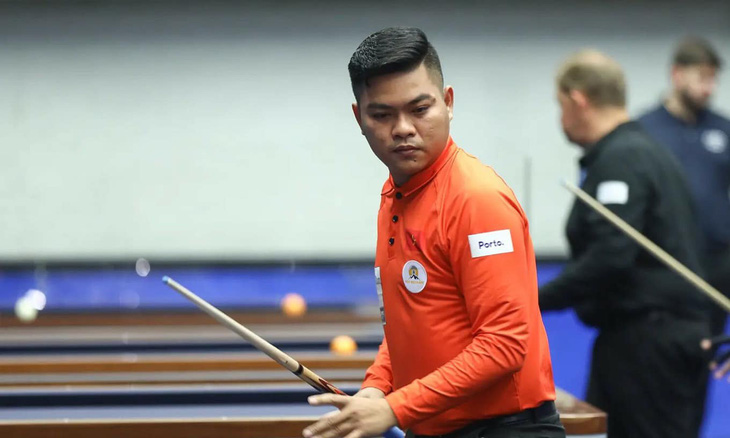 Thanh Tự lại gây sốc khi loại số 1 thế giới tại World Cup billiards - Ảnh 1.