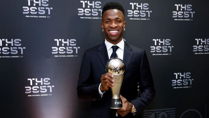 Vinicius thắng giải FIFA The Best 2024 - Ảnh 1.