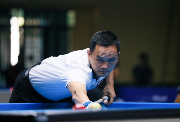 Trần Đức Minh thắng thuyết phục cao thủ Nhật Bản tại Giải billiards HBSF - Ảnh 1.